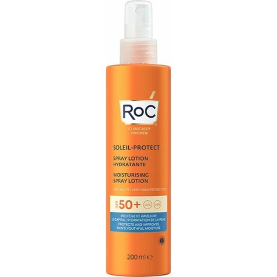 RoC Soleil Protect Moisturising Spray Lotion hydratačný spray na opaľovanie SPF50+ 200 ml