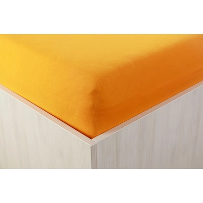 Teptex prostěradlo jersey oranžové 70x140