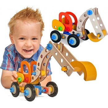 Eichhorn Stavebné bloky pre bagre Constructor, 90 ks