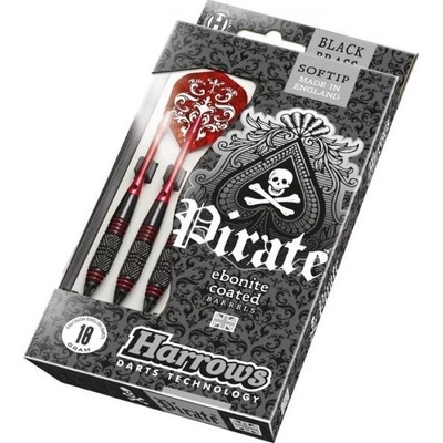 Harrows soft Pirate Red 16g Brass