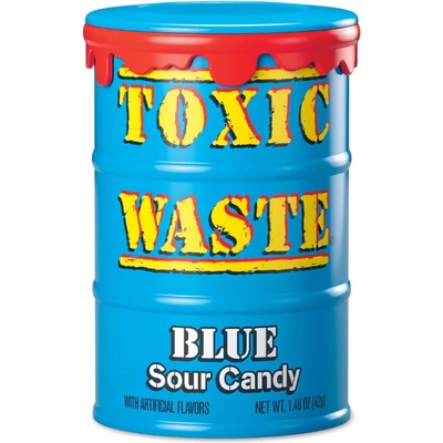 Toxic Waste Blue kyselé bonbonky 42 g