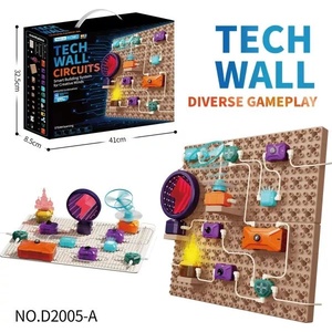 Man Yuk Toys Комплект за изграждане на стенни електрически вериги - 33 части (d2005-a)