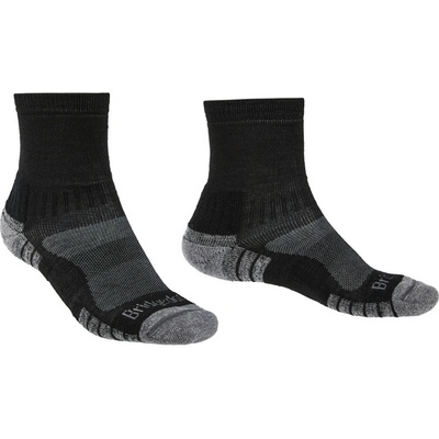 Bridgedale Hike Lightweight Merino Endurance Ankle ponožky black/silver