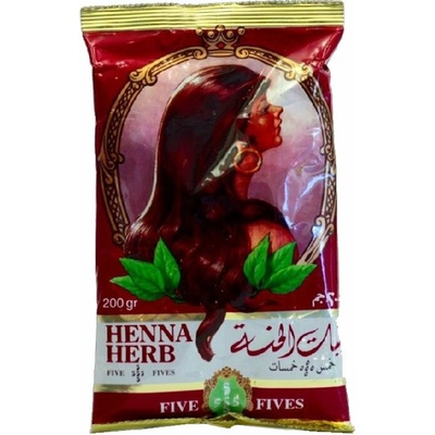 Five Fives Antonie Kedish Partners Co. El-Obur Industrial City Egypt Henna na vlasy čistá červená 200 g