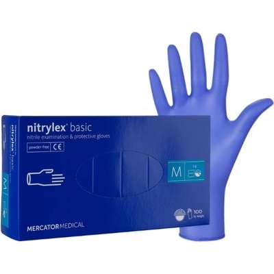 Nitrylex nitrilové rukavice 100 kusů. Velikost M