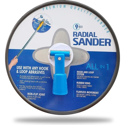 UNI STR Шлайф ръчен кръгъл за стени и тавани, 225 мм, велкро (uni-011205)