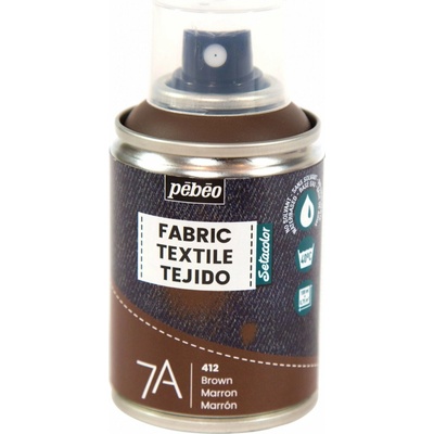 Pébéo 7A farba na textil ve spreji 100 ml 12 brown