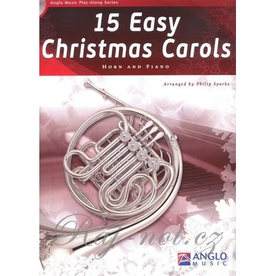15 Easy Christmas Carols + CD / lesný roh f horn + klavír