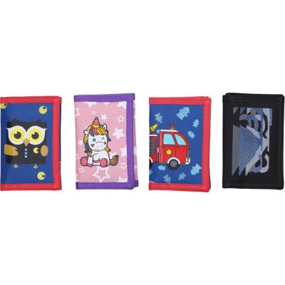 Peněženka 12,5x25 cm MIX suchý zips