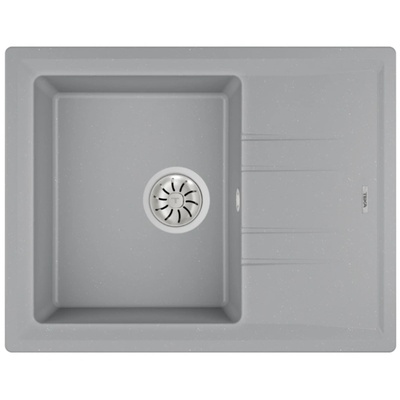 Teka Мивка Teka Stone 45 S-TG, Гранит, Обръщаема, За шкаф, 45 см, Металик (115330042)