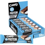 CORNY Протеинов бар Corny Protein Coconut 50 г кутия 18 бр