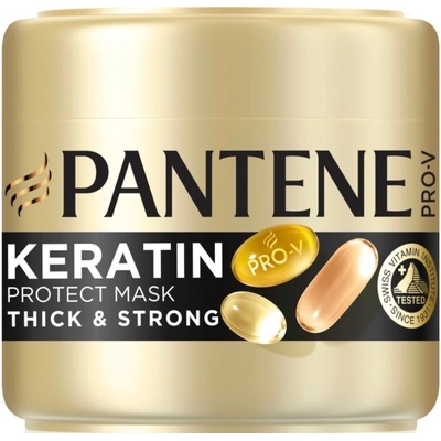 Pantene Pro-V Thick&Strong intenzívna maska na vlasy s keratínom 300 ml