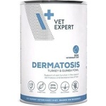 VetExpert Vet Expert Diet Dog Dermatosis Turkey & Guinea Fowl - Диетична храна за възрастни кучета с дерматологични заболявания и хранителна непоносимост 400g