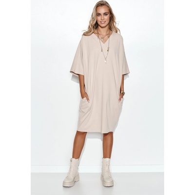 Makadamia Dress M708 Light Beige