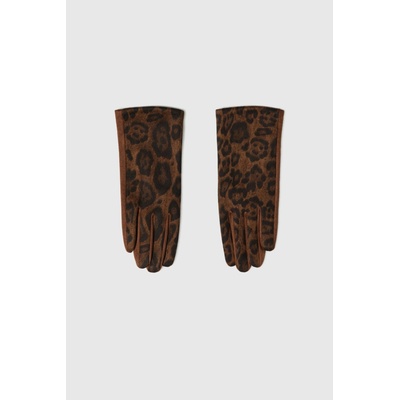Moodo Кафяви леопардови ръкавици Moodo Moodo | Kafyav | ЖЕНИ | ЕДИН РАЗМЕР