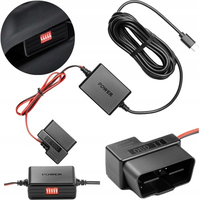 70mai OBD-II Hardwire Kit (OBD-II Hardwire Kit) čierny