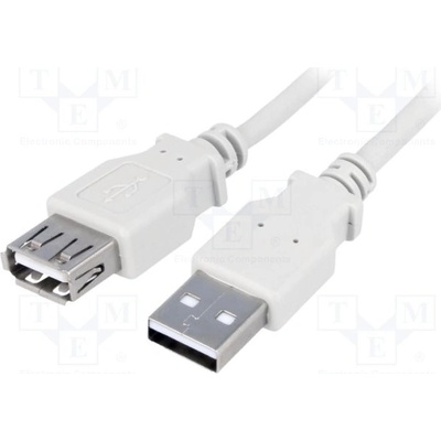 Logilink CU0010 USB 2.0, USB A zásuvka, vidlice USB A easy, niklovaný
