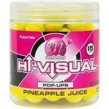 Mainline Plovoucí boilies High Visual Pop-ups Pineapple Juice 15mm 50ks