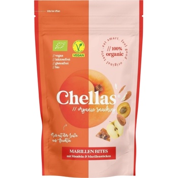 Chellas Органични кайсиеви хапки - 75 г