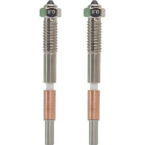 QIDI Tech Биметална дюза за Plus4 - Комплект от 2 бр - 0, 8 mm (16392818826)