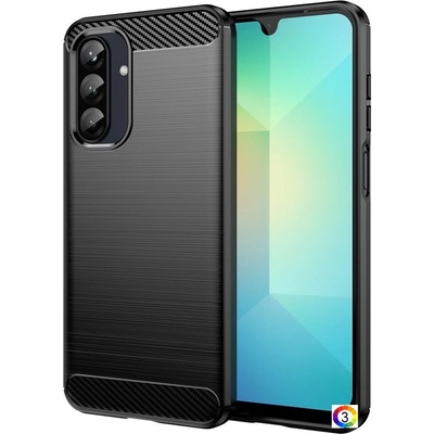 Samsung Galaxy A26 5G Удароустойчив Carbon Fiber Калъф и Протектор