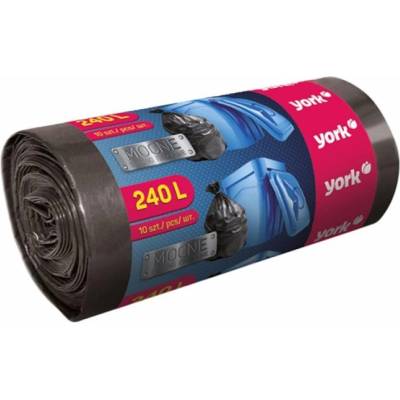 York Торби за смет Strong, 240 L, 10 броя