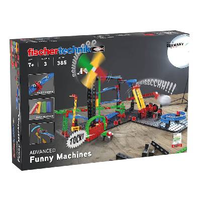 Конструктор Fischertechnik Funny Machines, 3 модела, 385 части, над 7г (551588)