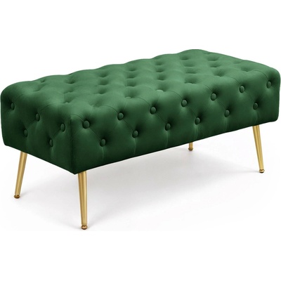 Ak furniture Taburet Monaco lahvově zelený
