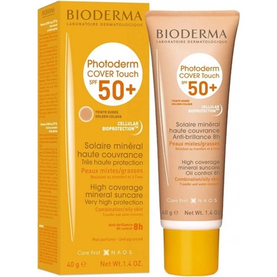 Bioderma Photoderm Cover Touch minerálny make-up SPF50+ gold zlatý 40 g