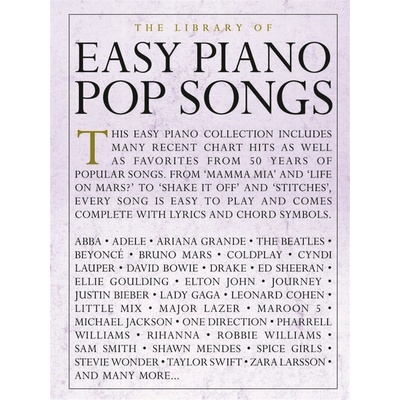 The Library Of Easy Piano Pop Songs jednoduché popové písně pro klavír – Zboží Dáma