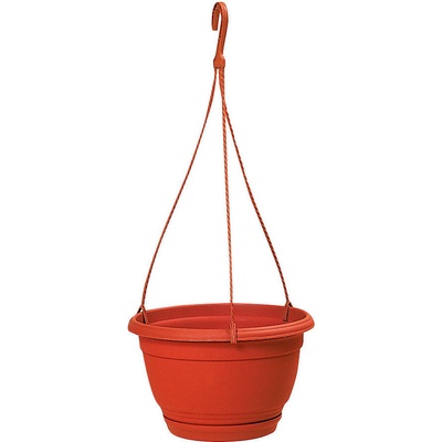 Prosperplast Květináč závěsný AGRO terakota 24 cm+HÁK