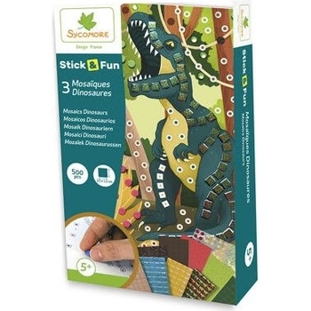 Sycomore Mozaika dinosauři 3 ks