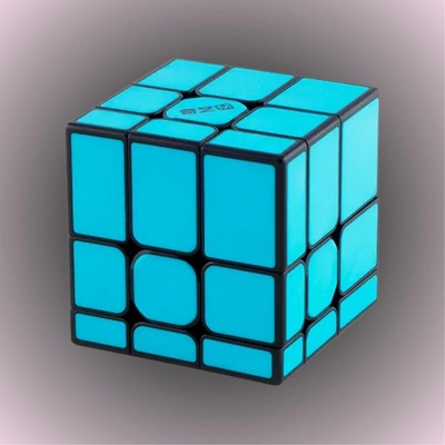 Speedcube QIYI Mirror Blocks (Tilled) 56mm Magnetic Blue