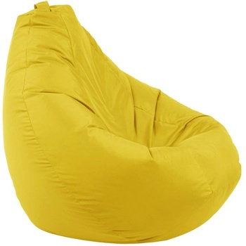 Pufrelax Пуф, круша, 320л. , Nirvana Grande - Teteron Yellow Quince, За открито, Перящ се калъф, Пълнеж от Полистиролни перли