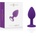 Анален плъг с диамантена основа, 7, 2см. - Intense Shelki Plug Purple (D-216053)