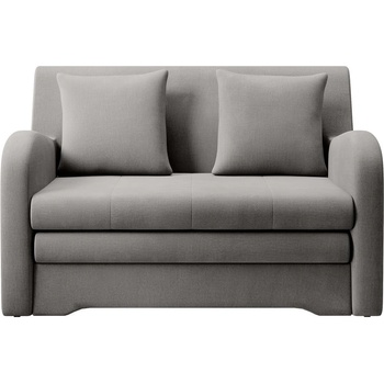 Eltap Сив кадифен разтегателен диван 130 cm Ario - ELTAP (SO-AR-04NU-04NU)