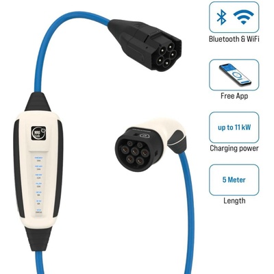 NRGkick Pure 5 metrů 11 kW 3 fáze 16 A Bluetooth WiFi – Zbozi.Blesk.cz