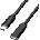 LogiLink Cable USB2 C-C M/F, 3m, 3A, Black (CU0212)