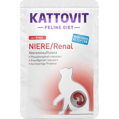 Kattovit Cat Renal hovězí 85 g