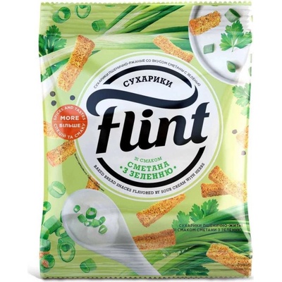 Flint Pšenično žitné suchary Smetana s bylinkami 70 g