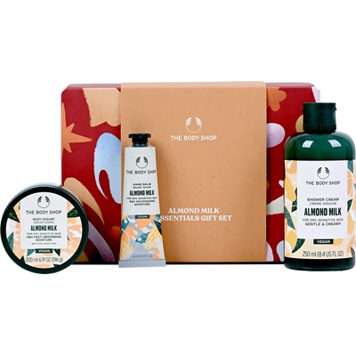 The Body Shop Подаръчен комплект Almond Milk Essentials, 3 части