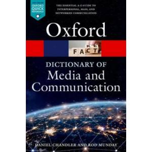 Dictionary of Media and Communication | Chandler, Daniel (ISBN: 9780198841838)