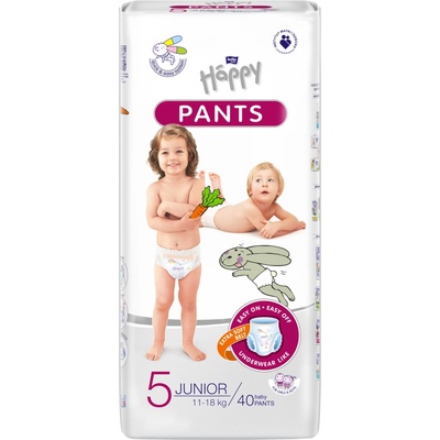 Bella 4x HAPPY Pants 5 Junior 11-18 kg 40 ks