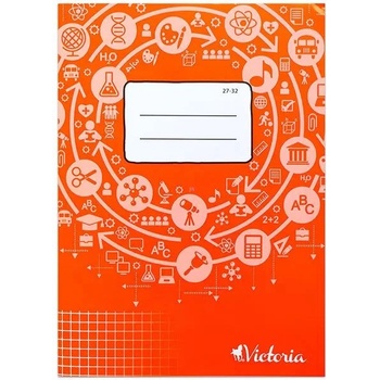 Victoria Виктория: тетрадка с квадратчета a5 - 27-32 (isvf2732u)