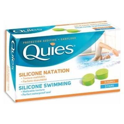 QUIES Silikónové chrániče sluchu maxi 3 páry