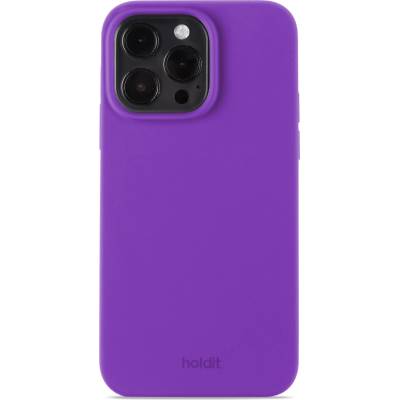 Holdit Гръб Holdit Silicone Case за iPhone 14 Pro Max - Тъмно Лилав