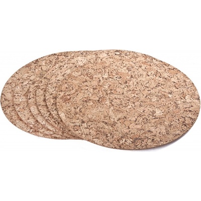 Makro Podložka korok kruh 20cm 6ks