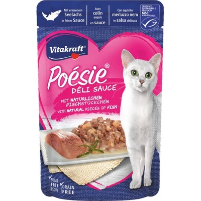Vitakraft Poésie DéliSauce treska tmavá v omáčke 85 G