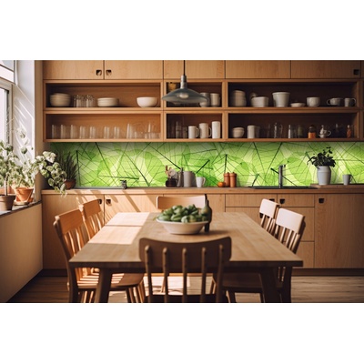 DIMEX ART Фототапет за кухня - листни жилки 420 x 60 см