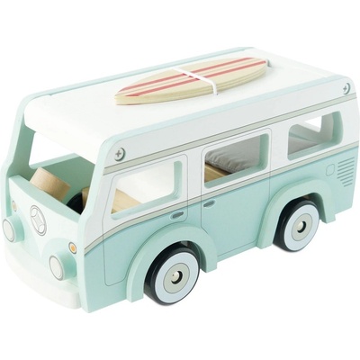 Le Toy Van Drevený karavan modrý